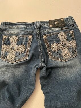 Miss Me Women’s Dark Blue Bootcut Jeans